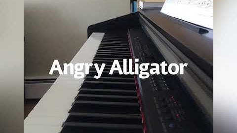 Bastien Piano Basics: “Angry Alligator”