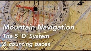 Mountain Navigation: 5 &#39;D&#39; System &amp; How to Measure Paces
