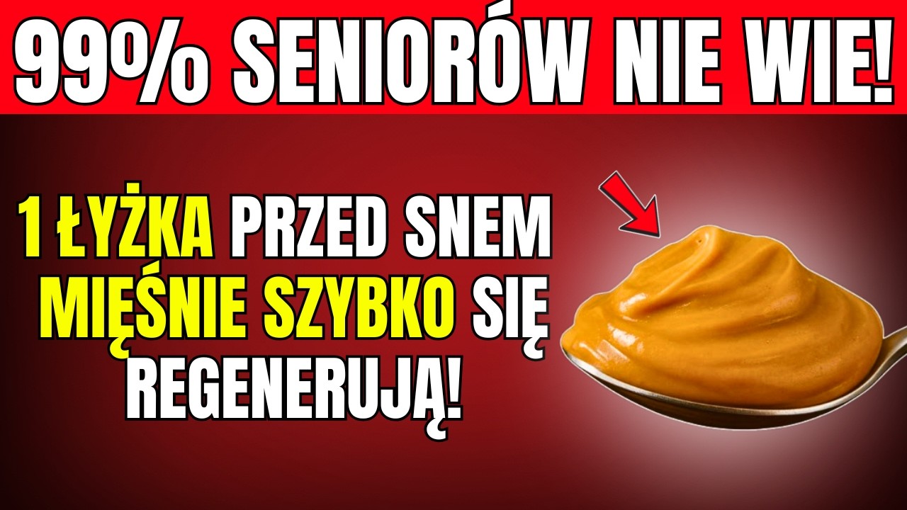 SENIORZY: Spożywajcie TO przed snem — albo wasze MIĘŚNIE będą cicho zanikać!