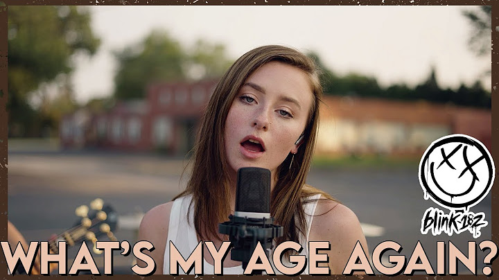 What's My Age Again? Cover version - Cover performance video thumbnail