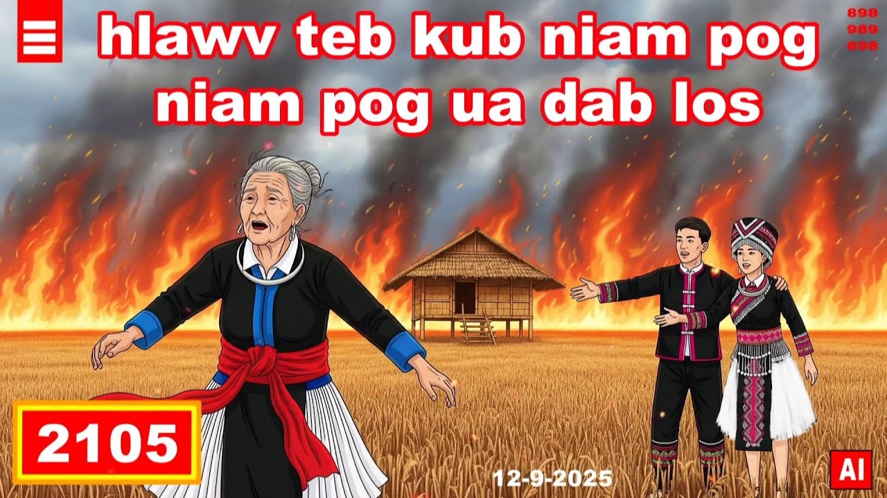 dab hais hmoob - 2105 - 12-9-2025 niam pog mus rov ua dab los. ย่าไปไม่ได้, The Grandma,