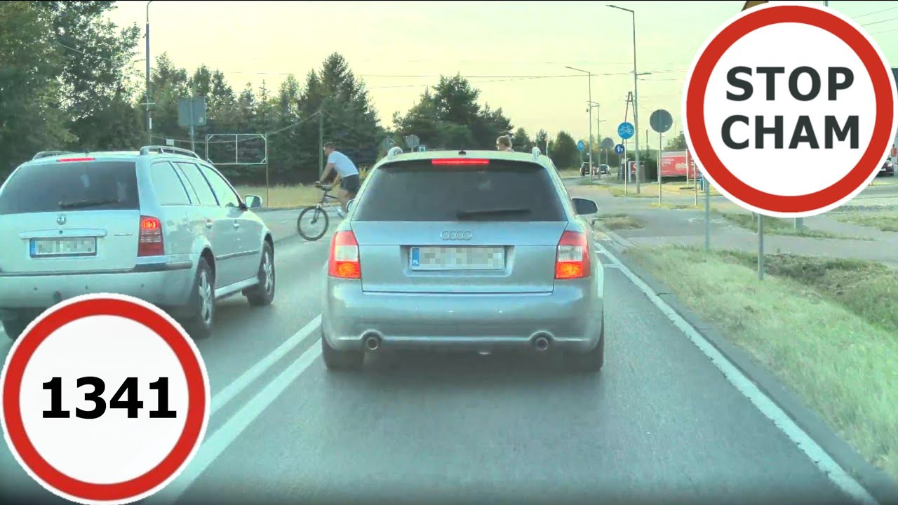 Stop Cham #1341 - Niebezpieczne i chamskie sytuacje na drogach