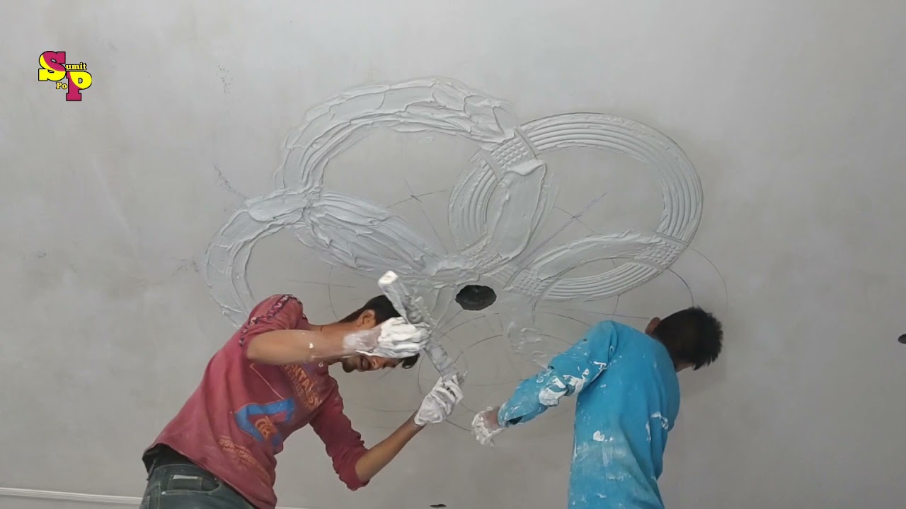 fan box pop ceiling design ।। New look pop design।।  Sumit Pop Design