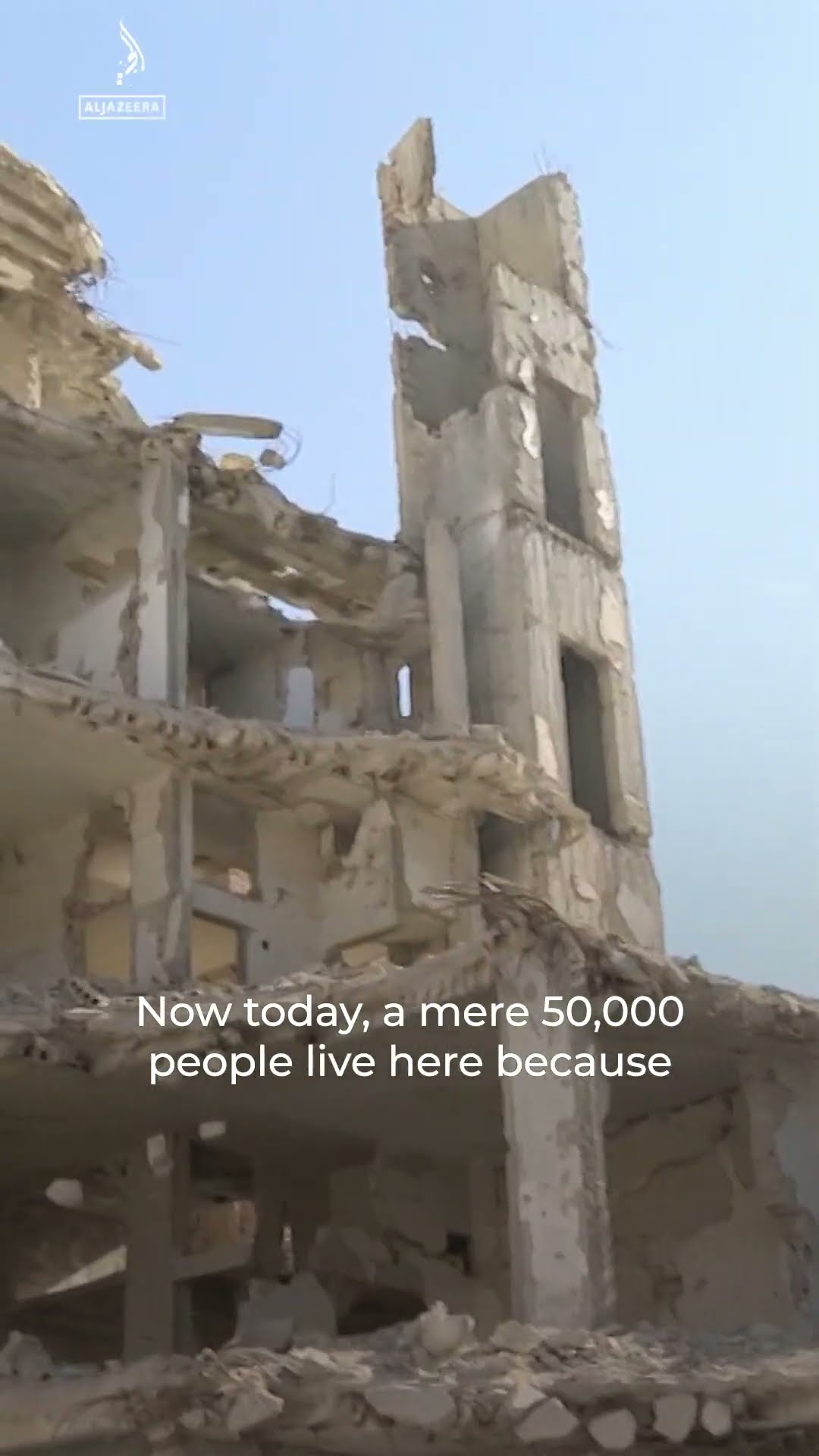 Who will rebuild? Syrians in Damascus suburb ask tough questions | AJ #shorts