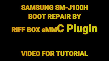 SAMSUNG SM-J100H Dead Boot Repair By RIFF BOX