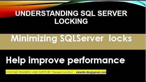 SQL Server Locks