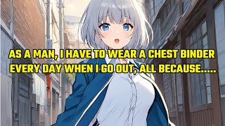 As a Man, I Have to Wear a Chest Binder Every Day When I Go Out, All Because...