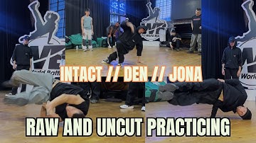 Rauw en ongesneden oefenen in Porto 2025 // bboy Intact, Den, Jona