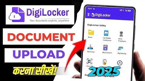 DigiLocker Me Document Kaise Upload Kare (2025) | How to Upload Documents in DigiLocker | DigiLocker