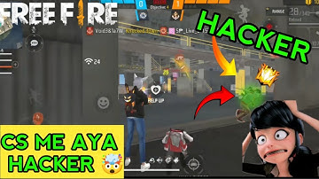 I meet first time Hacker 🤯 Hacker in my game 🎯🎮😡|| Shizuka gaming Cs rank me  aya hacker 😑#freefire 