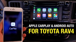 2013-2018 Toyota RAV4 | Wired Apple CarPlay & Android Auto | Plug & Play Installation