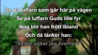 Luffarvisan (karaoke - lyrics)