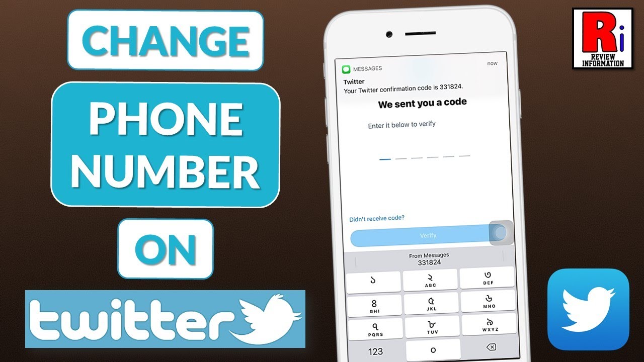 HOW TO CHANGE PHONE NUMBER IN TWITTER - YouTube