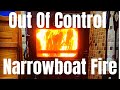 Narrowboat Fire Out Of Control As 550 Degrees Heat Wakes Us From Our Sleep.