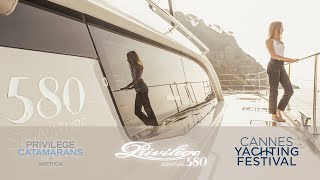 Get on board a new Privilège 580 in Cannes by Privilege Catamarans America 12,410 views 1 year ago 4 minutes, 38 seconds