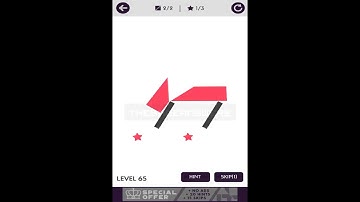 Slice It - Physics Puzzles Level 65. 3 Stars Walkthrough