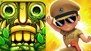 Temple Run 2 VS Little Singham 2024 Gameplay Android,ios