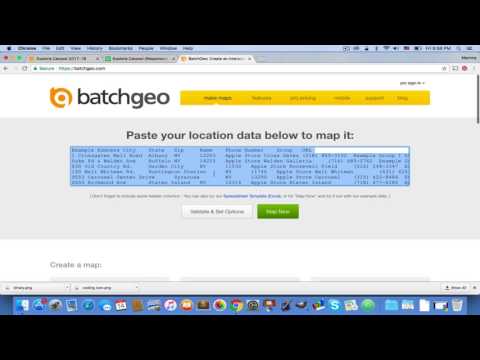 Plotting Points on a Map with BatchGeo