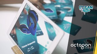 Introducing Ocean 4D+ Augmented Reality Flashcards | Octagon Studio screenshot 1