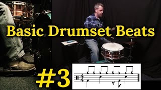 Drumset Basic Beats #3 - NEW SERIES!