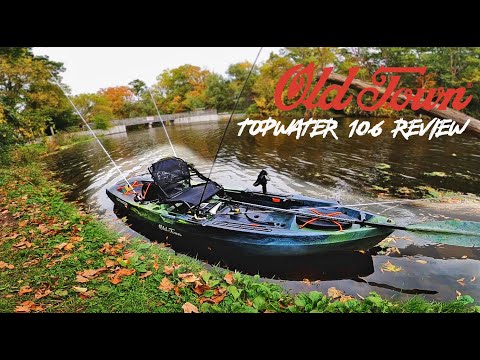 Oldtown Topwater 106 (Sportsman 106) Fishing Review 2022 | Kayak Pond Fishing (Bass & Pike)