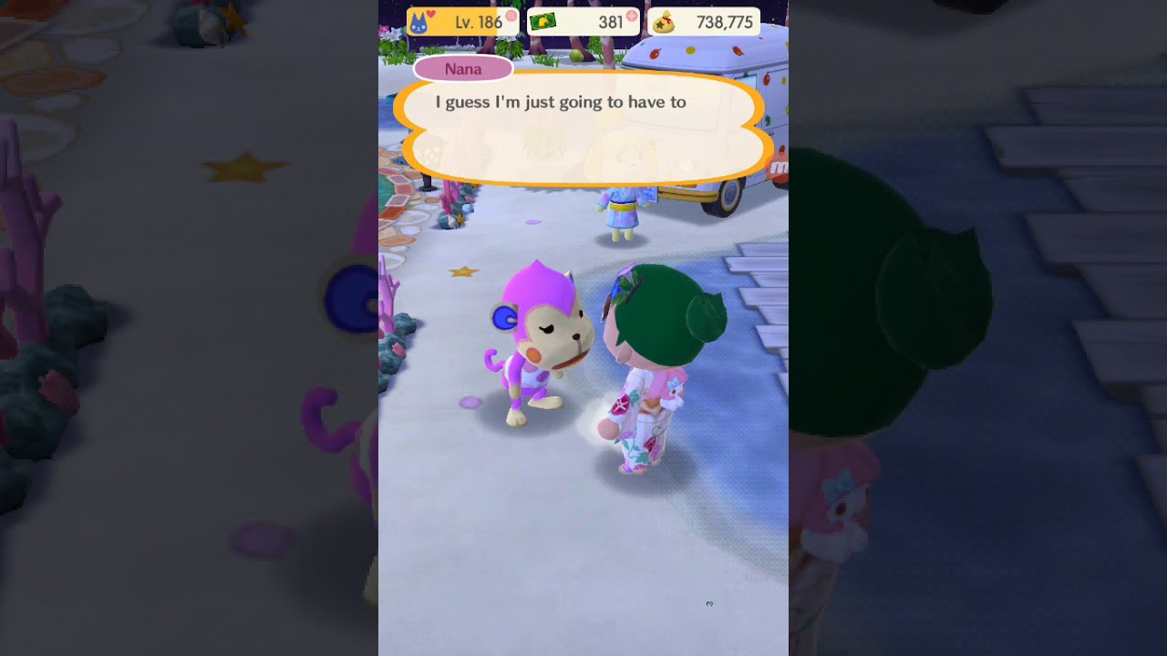 Animal Crossing Pocket Camp Nana And The Cruiser Bike Youtube