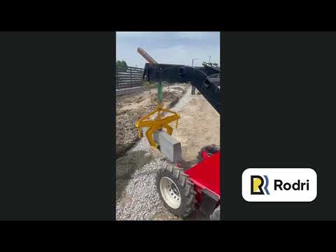 Підвісний захват для бордюрів, блоків Rodri SL-400, 450 кг., видео 1