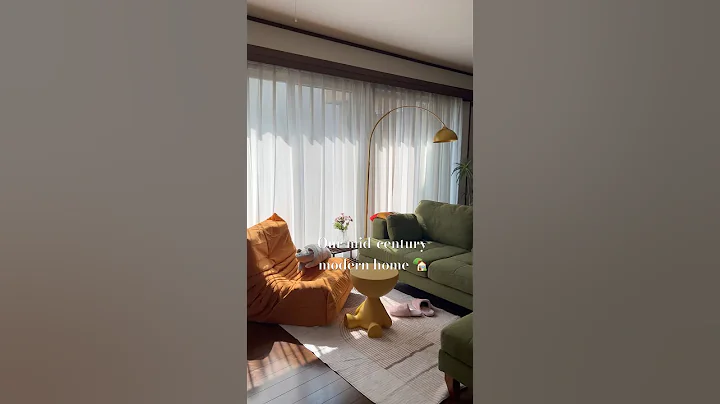 Mid-century modern living room #MCM #midcenturymodern