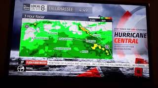 Local on the 8s storm alert a hurricane warning of Tallahassee 2016