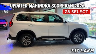 Mahindra Scorpio N Facelift 2026 Detailed Review ✅ Scorpio N Z8 Select Diesel MT Price & Features
