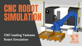 Robot Simulation CNC Loading
