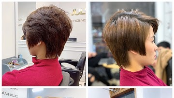 Hướng dẫn cắt SHOT BOB cá tính, bob hiện đại| SHOT BOB cutting instructions personality, modern bob.