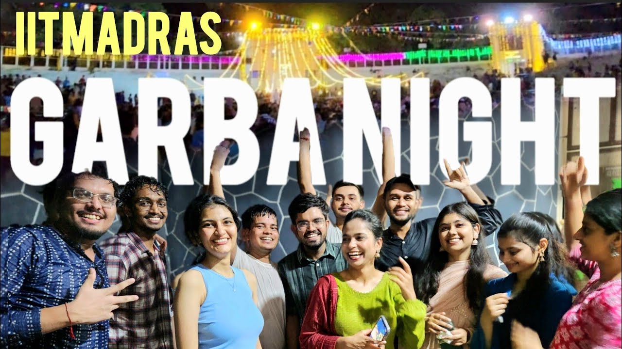 GARBA NIGHT😍✨ OAT IITMADRAS -DJ 