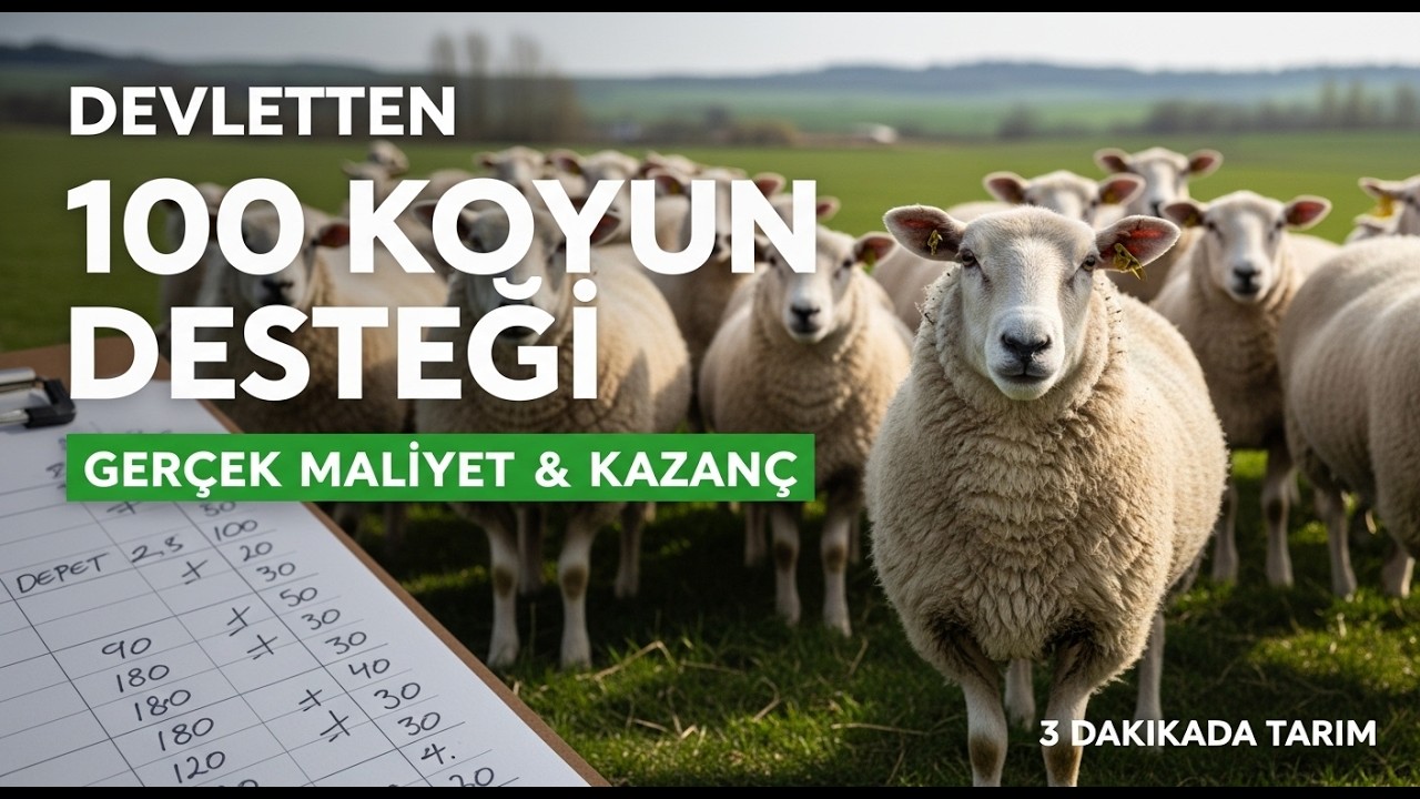 Devletten 100 Koyun Desteği | Gerçek Maliyet ve Kazanç Hesabı