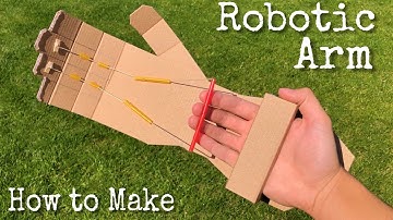 How to Make a Robotic Arm at Home using Cardboard
