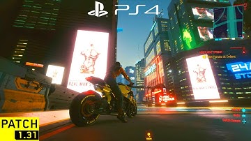 CYBERPUNK 2077 NEW UPDATE 1.31 PATCH - PS4 Slim Gameplay Test & Performance Part 91
