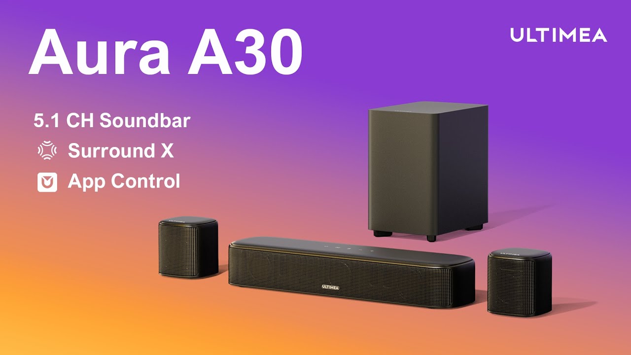 ULTIMEA AURA A30　サウンドバー Amazon.co.jp: ULTIMEA サウンドバー 5.1ch テレビ スピーカー