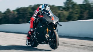 Riding a $250,000 Ducati V4R