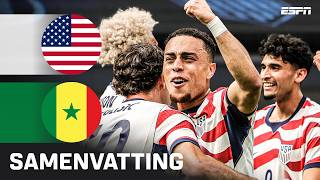 PSV žaidėjo VAN WAARDE pasirodymas JAV su ĮVARČIU ir PERDAVIIMU | Santrauka JAV - Senegalas