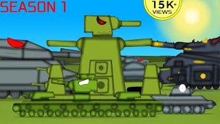 ALL EPISODES OF STEEL MONSTERS (+Small Bonus) - SEASON 1 - Cartoon About Tanks