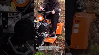 힘든 농사일은 끝! 앉아서 편하게 밭을 가는 마법의 소형 관리기 #worker #process #minitiller #farming #agriculture