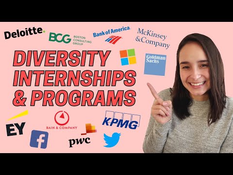WHAT ARE DIVERSITY INTERNSHIPS & PROGRAMS? | consulting, accounting, finance, & tech industries!