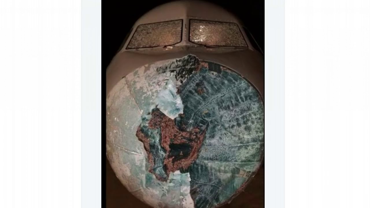 412 Hail Storm Shatters American Airlines Plane, Prompts Emergency Landing