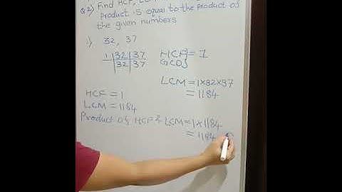 Grade 7.Math. Topic 3.Set 13 (Q2).To find HCF,  LCM & verify their product.