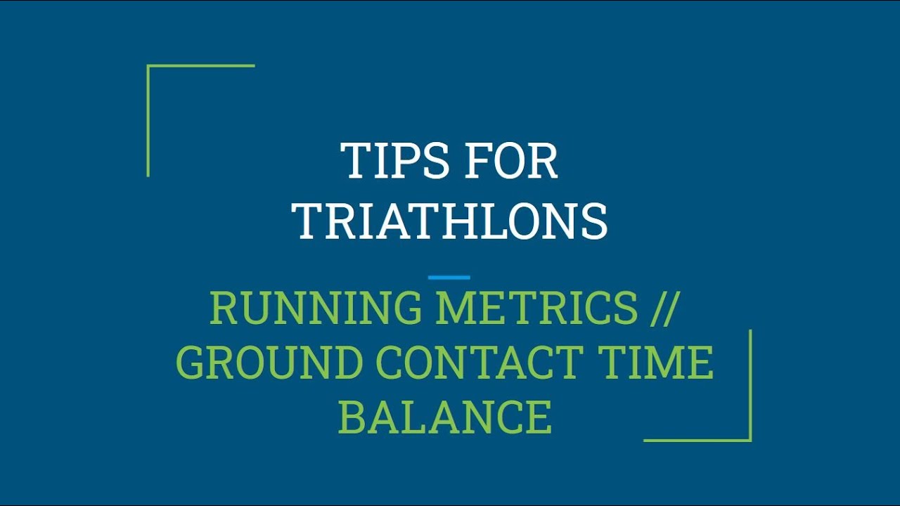 SET THE PACE TRIATHLON & ENDURANCE SPORTS // Ground Contact Time Balance YouTube