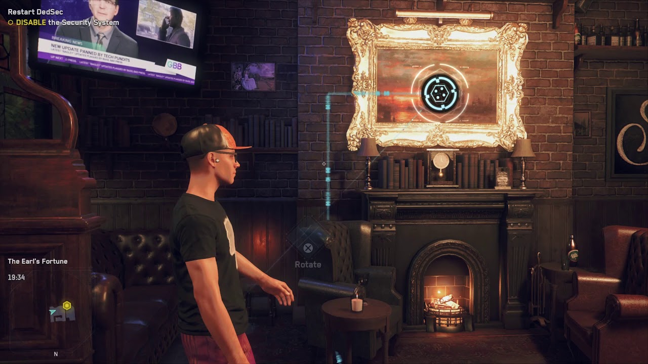 Watch Dogs Legion - Restart Dedsec: Disable The Security System Rotate Nodes Tutorial PS4 Pro (2020)