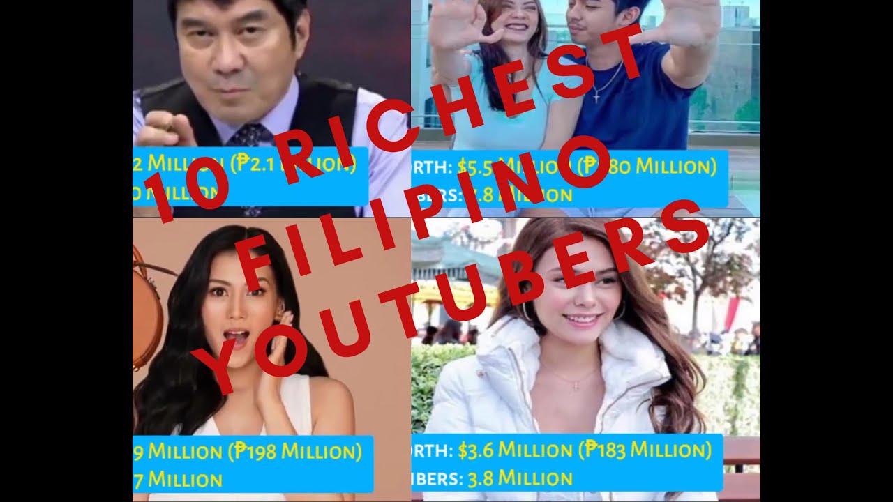 Top 10 Highest Paid Filipino Youtuber 2020 Vlogger Youtube Pinakamayaman Na Sa Pilipinas