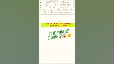 Excel interview questions 😱👆#shorts#ytshorts#excel#dataanalytics#exceltips