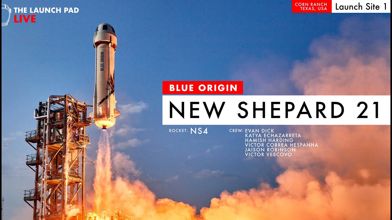 REPLAY! Blue Origin New Shepard 21 - YouTube