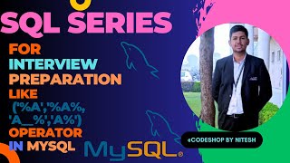 MySQL LIKE Operator & Wildcards Tutorial #mysql #sql || SQL ALL IN ONE Course